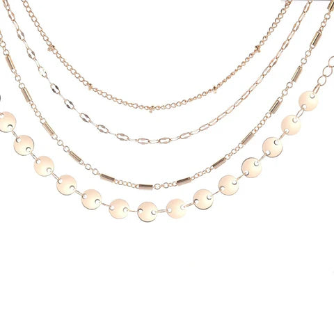 Lot de 4 bracelets en 1 en Or 18 carats "Elodie"