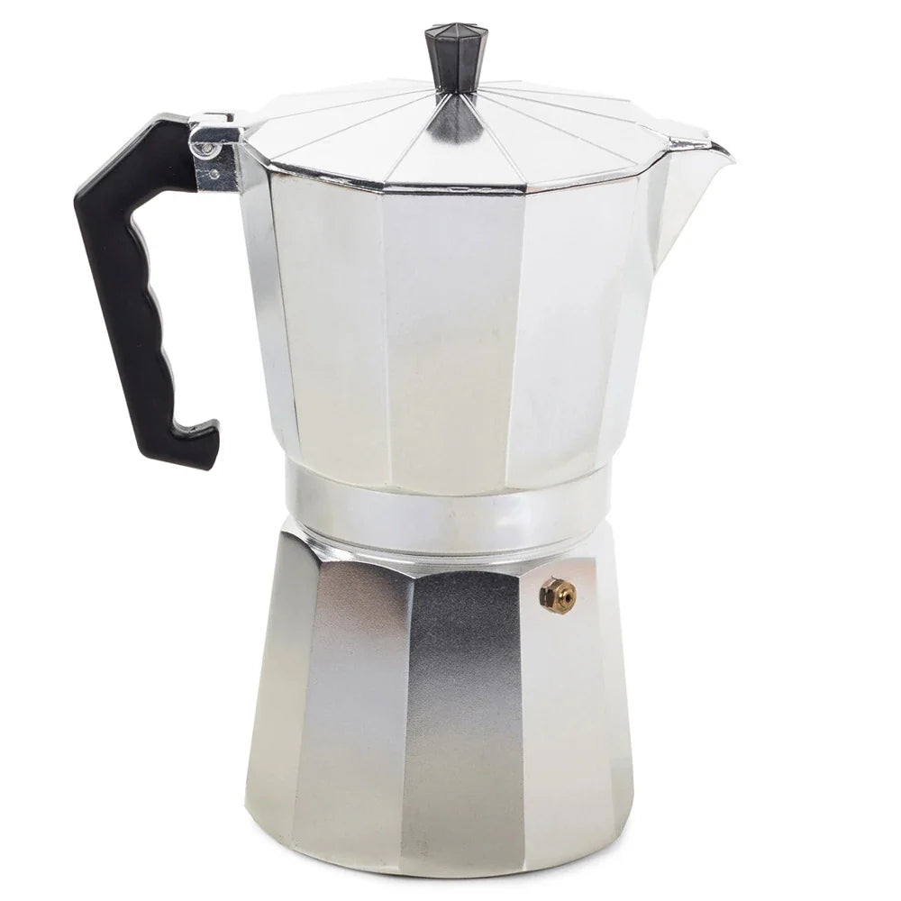 Cafetière italienne en acier inoxydable 12 tasses de café - Livraison offerte