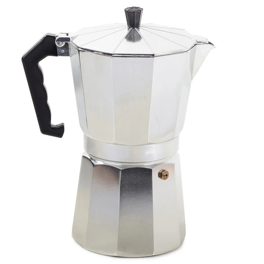 Cafetière italienne en acier inoxydable 12 tasses de café - Livraison offerte