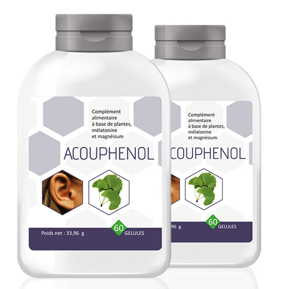 Gélules Acouphénol – formule naturelle pour réduire les acouphènes et bourdonnements