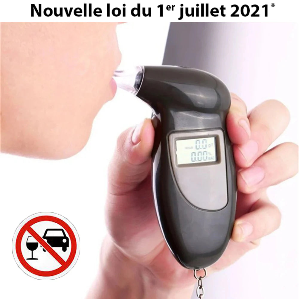 Éthylotest électronique nouvelle génération – Test d’alcool instantané et fiable - ici-shopping
