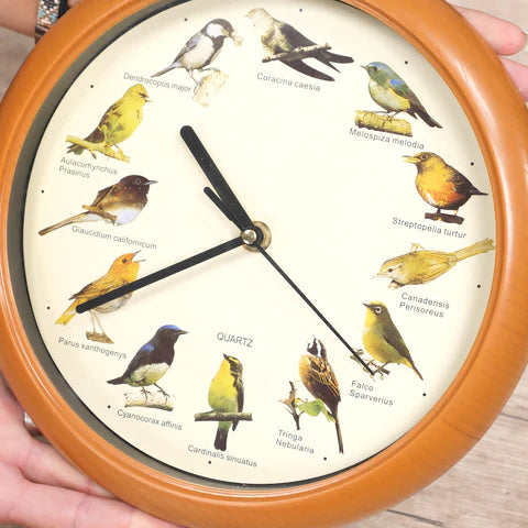 Horloge avec 12 chants d’oiseaux - Livraison offerte