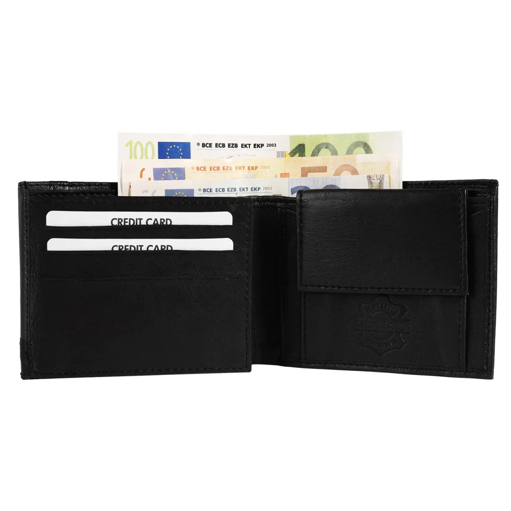 Portefeuille en cuir veritable - Livraison offerte