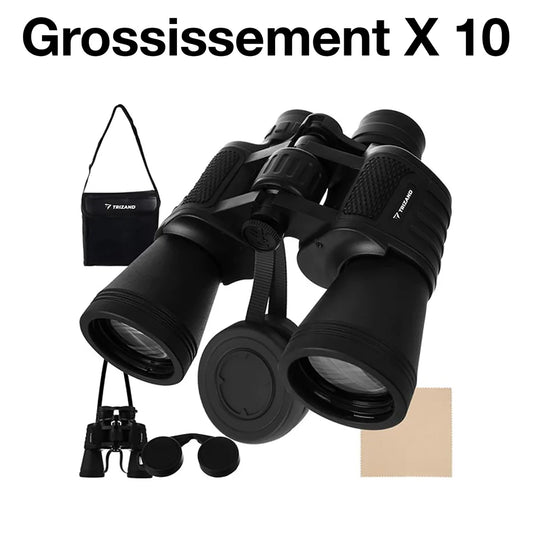 Jumelles haute précision avec étui de transport en bandoulière – compactes et légères